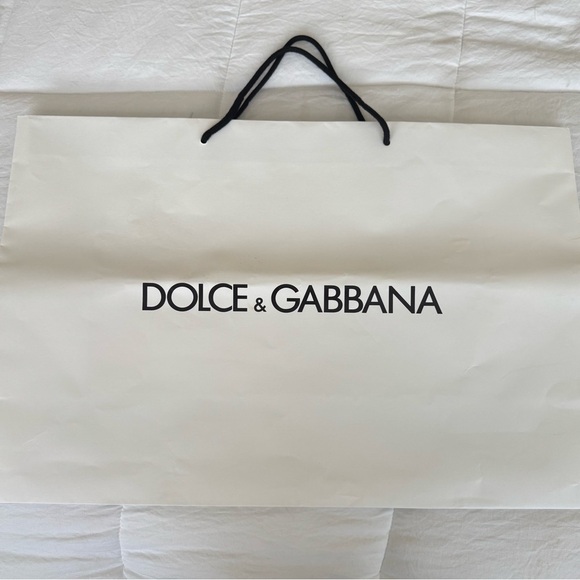 Dolce&Gabbana Accessories - Dolce Gabbana Reusable Paper Shopping Bag 15.5" x 23.5" x 8"